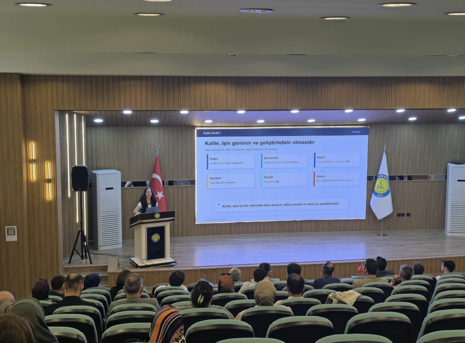 PERSONELİMİZE “KALİTE SÜRECİ VE PUKÖ DÖNGÜSÜ” KONULU HİZMET İÇİ EĞİTİM DÜZENLENDİ